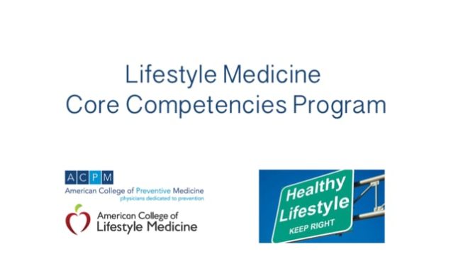 Lifestyle Medicine Core Competencies Program