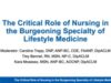 The Critical Role of Nursing in the Burgeoning Specialty of Lifestyle Medicine