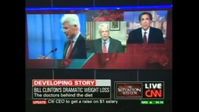 CNN – Drs. Esselstyn and Ornish interview about Bill Clinton going Vegan