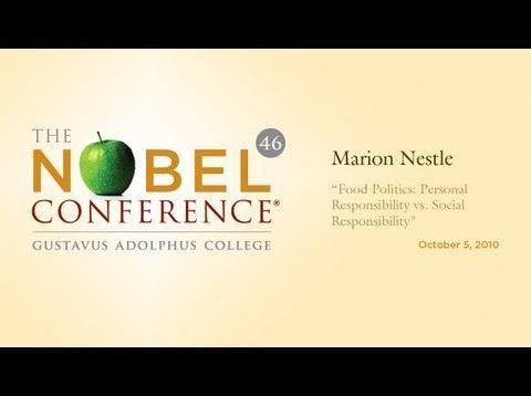 Marion Nestle at Nobel Conference 46